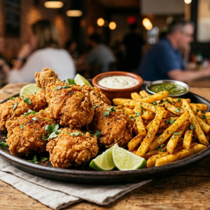 1 Pc Crispy Chicken + Masala Fries Combo