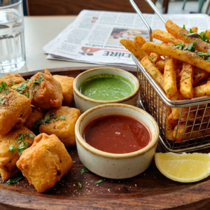 Paneer Pakora Masala Fries Combo