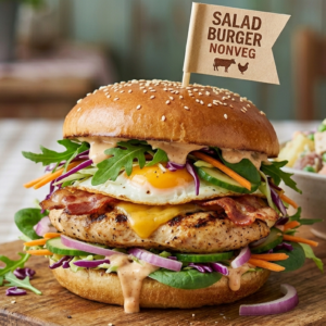 Salad Burger - Chicken